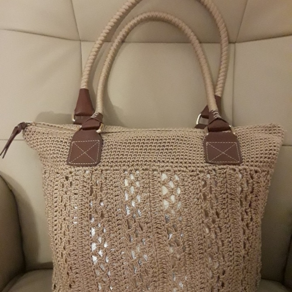 The Sak gold glitter woven bag - Picture 2 of 4